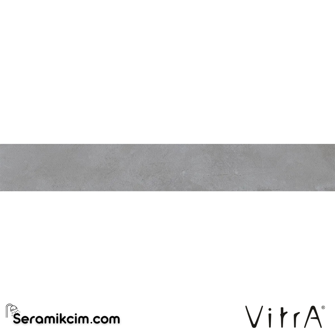 VitrA 8.5X60 Cementine Gri Boyalı Süpürgelik R10B 7R K950750R0001VTE0 - K950750R0001VTE0