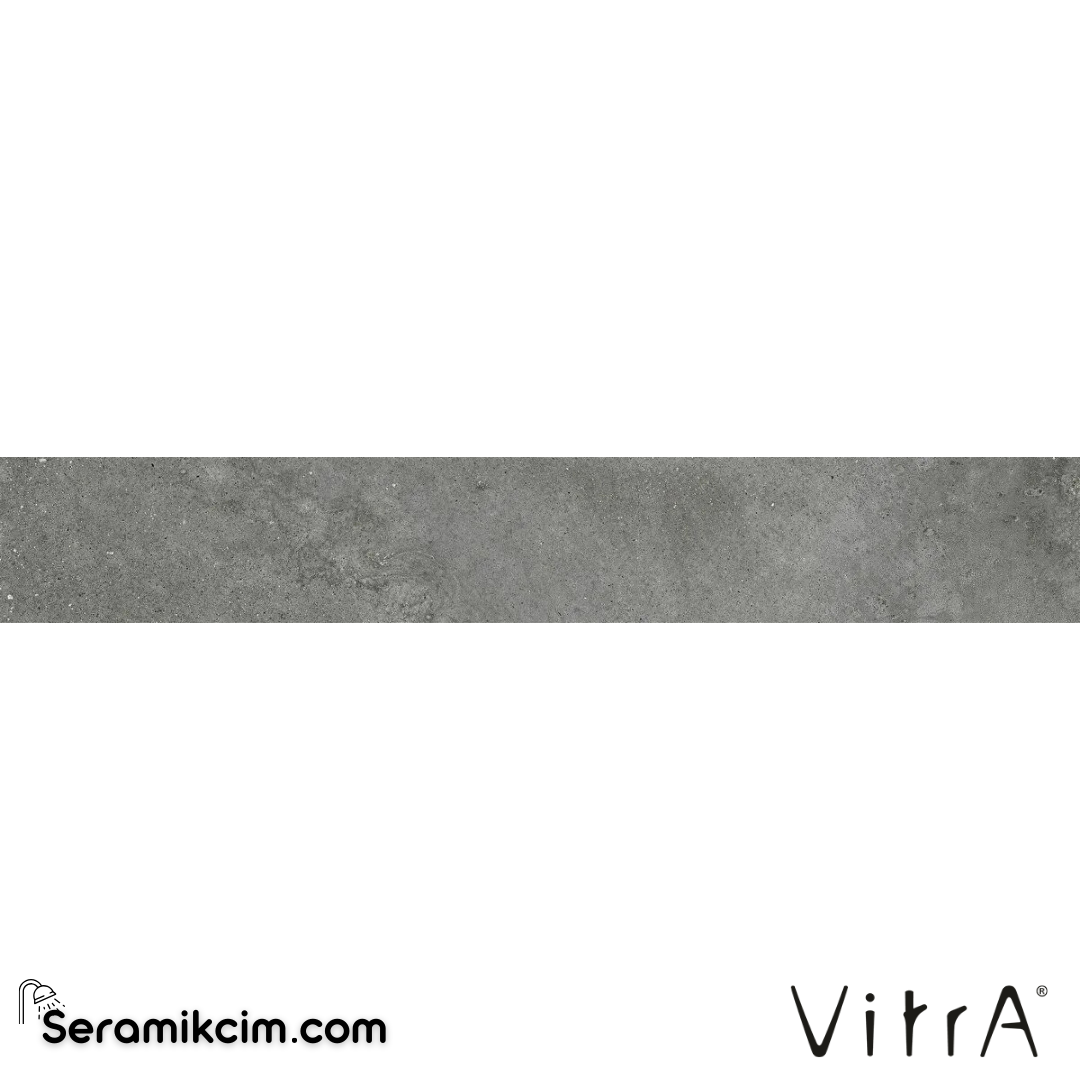 VitrA 8.5X60 Cementside Antrasit Boyalı Süpürgelik Mat 7R K952558R0001VTE0 - K952558R0001VTE0