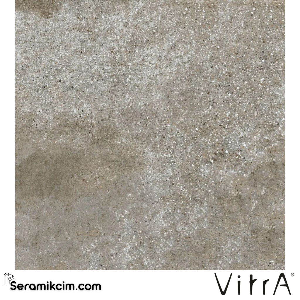 Vitra 80X80 CementMix Meso Grej Mat R10B 7R K950602R0001VTET - K950602R0001VTET