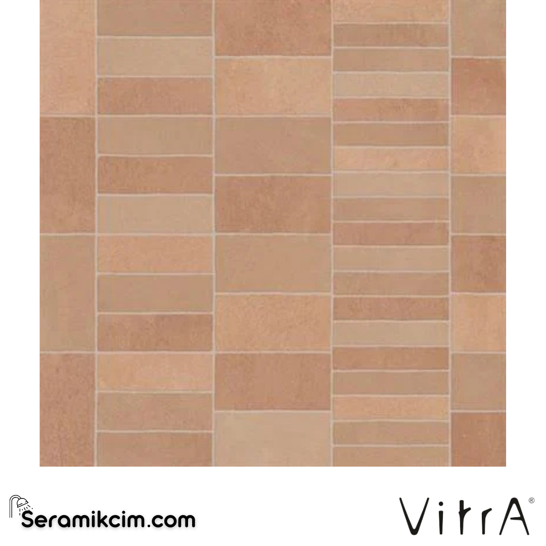 Vitra 80X80 CobbleMix Pave Terre R10B 7R K952074R0001VTET - K952074R0001VTET