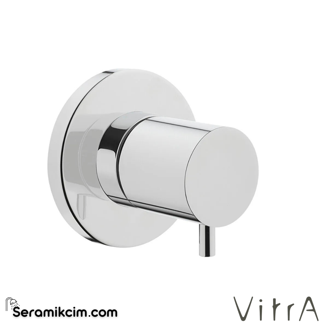 Vitra Ankastre Stop Valf Sıva Üstü Grubu, Krom A41458 - A41458