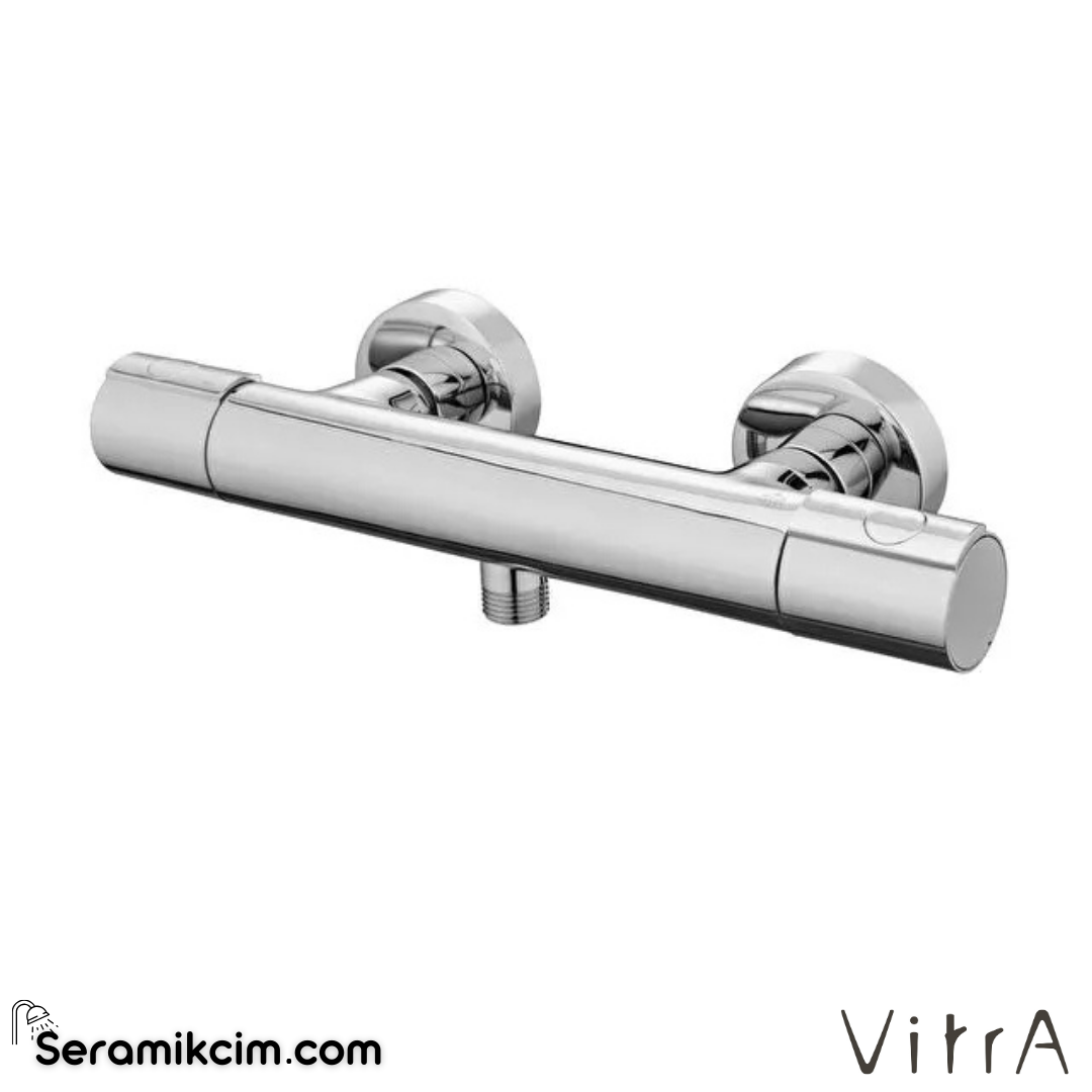 VitrA AquaHeat Termostatik Duş Bataryası Krom A47183 - A47183