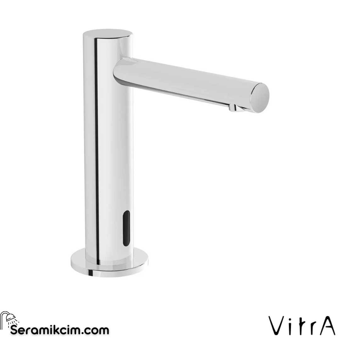 Vitra Aquasee Origin Temassız Lav. Bat., Tezgah Üzeri  (Pilli - Çift Su Girişli), Krom
