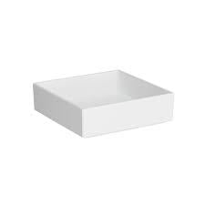 VitrA Archiplan Çanak Lavabo Kare, 40x40 cm Armatür Deliksiz, Su Taşma Deliksiz, Beyaz - 7440B003-0016