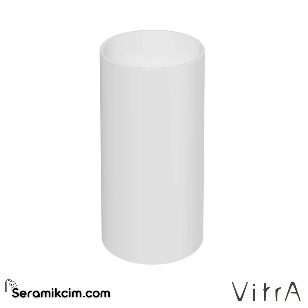 VitrA Archiplan Lavabo 40x40 cm Armatür Deliksiz, Su Taşma Deliksiz, Beyaz - 7419B003-0016