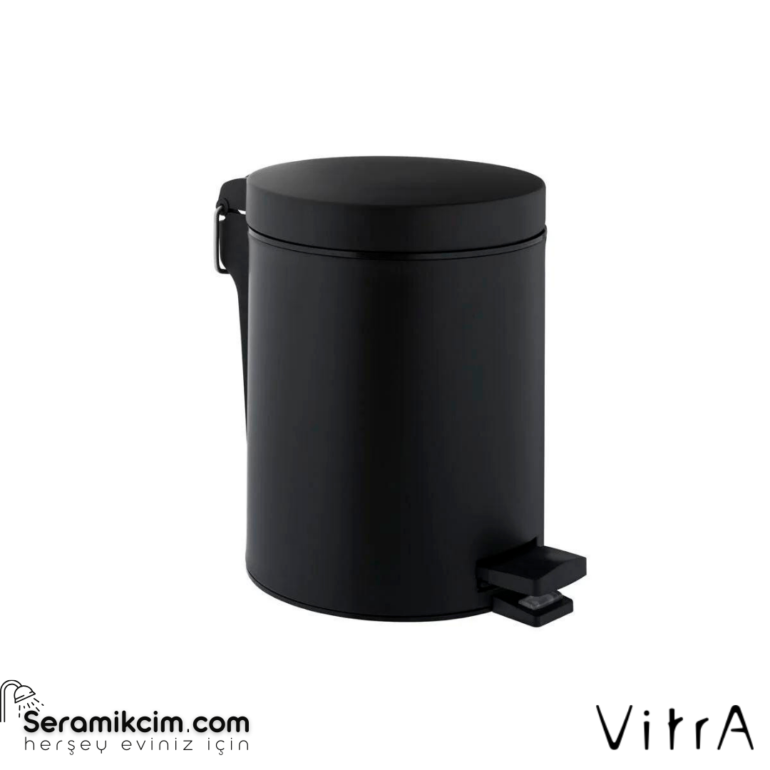 Vitra Base 300 Çöp Kovası, 5L, Siyah