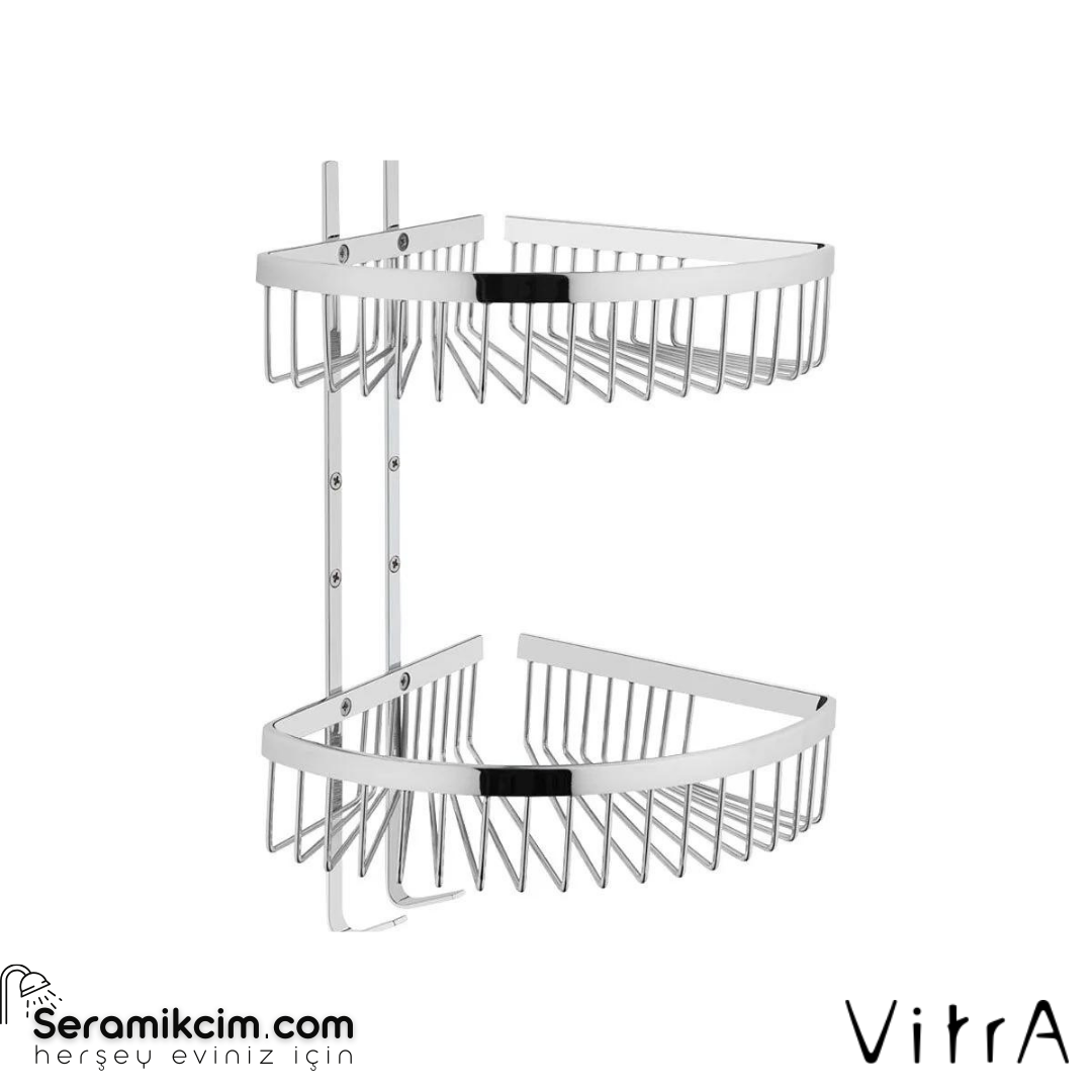 Vitra Base 400 Malzemelik, İkili, Krom
