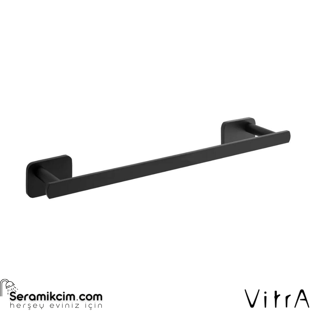 Vitra Base 600 Uzun Havluluk, Siyah