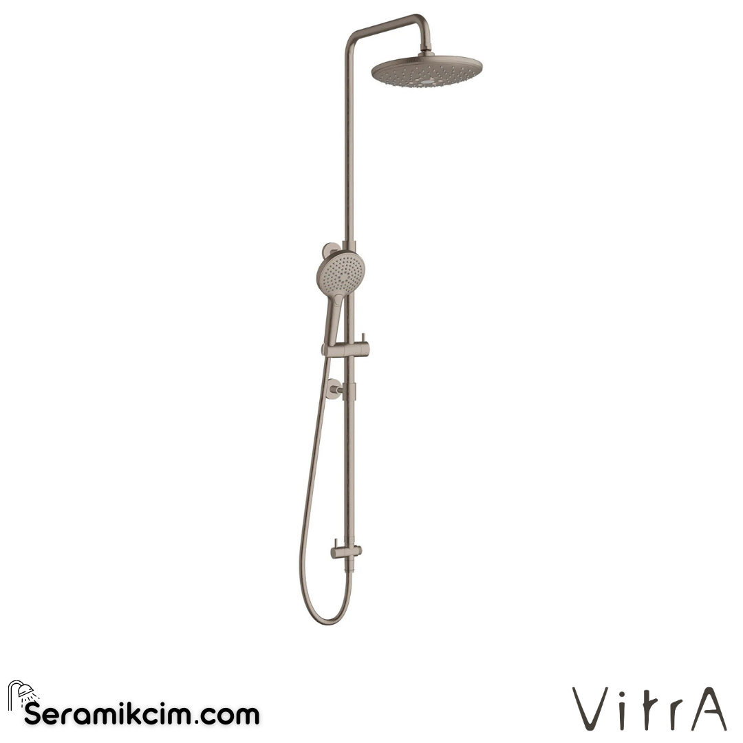 VitrA  Bliss Round 240 Duş Kolonu Fırçalı Nikel A4578834 - A4578834