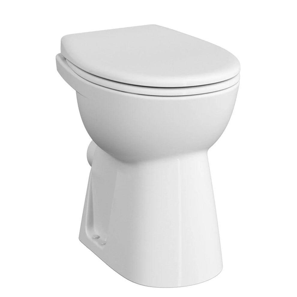 VitrA Conforma Yerden Klozet Arkası Açık, Sığ, Özel İhtiyaç, 48 cm Taharet Borulu, Beyaz - 5815L003-0593