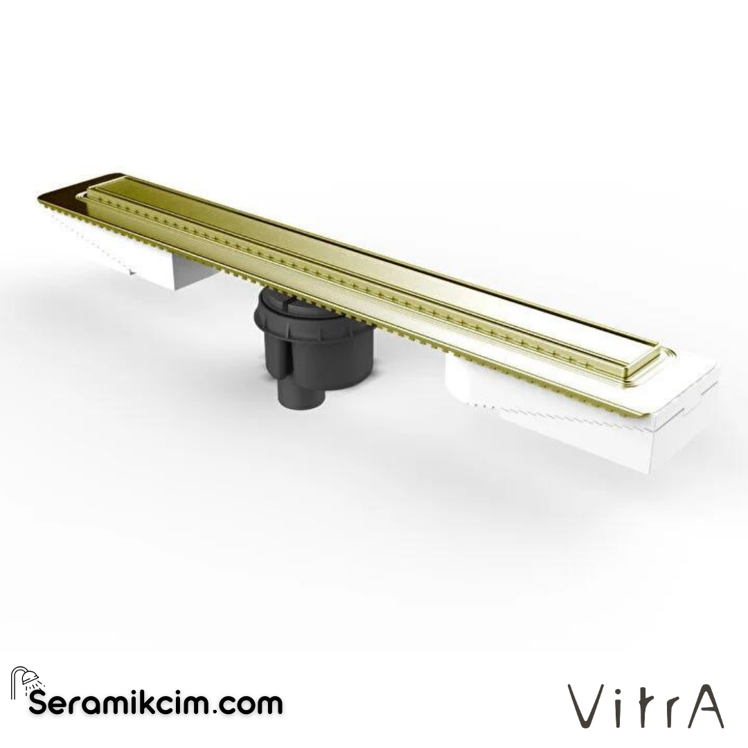 Vitra Dk100 100cm Elegant Parlak Altın Alttan Sifon  - 59980267000