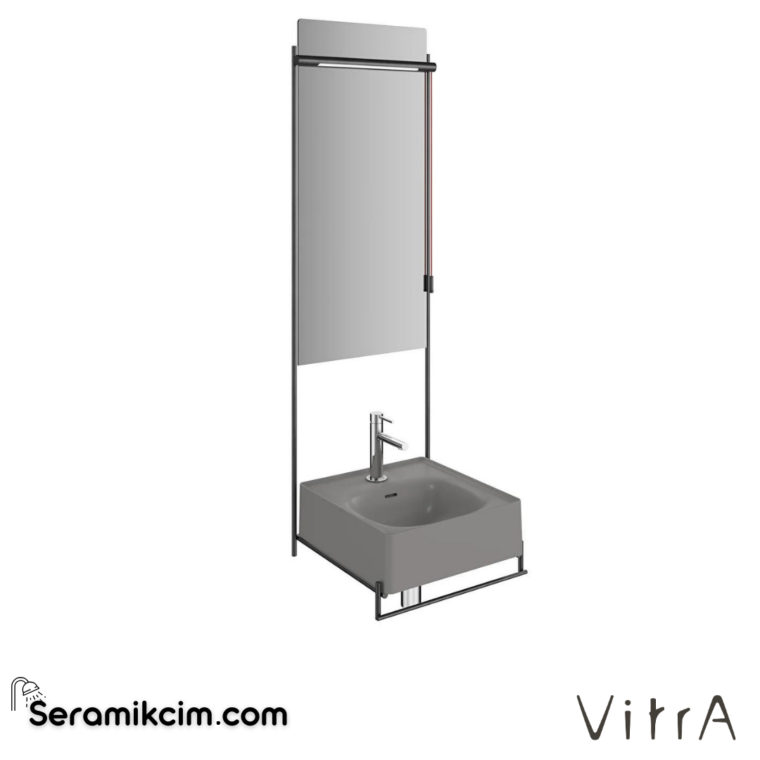 Vitra Equal Aydınlatmalı Düz Ayna, 40 Cm - 64103