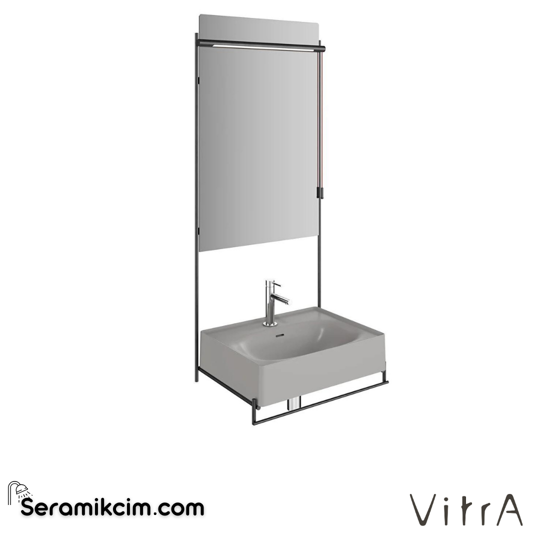 Vitra Equal Aydınlatmalı Düz Ayna, 60 Cm - 64104