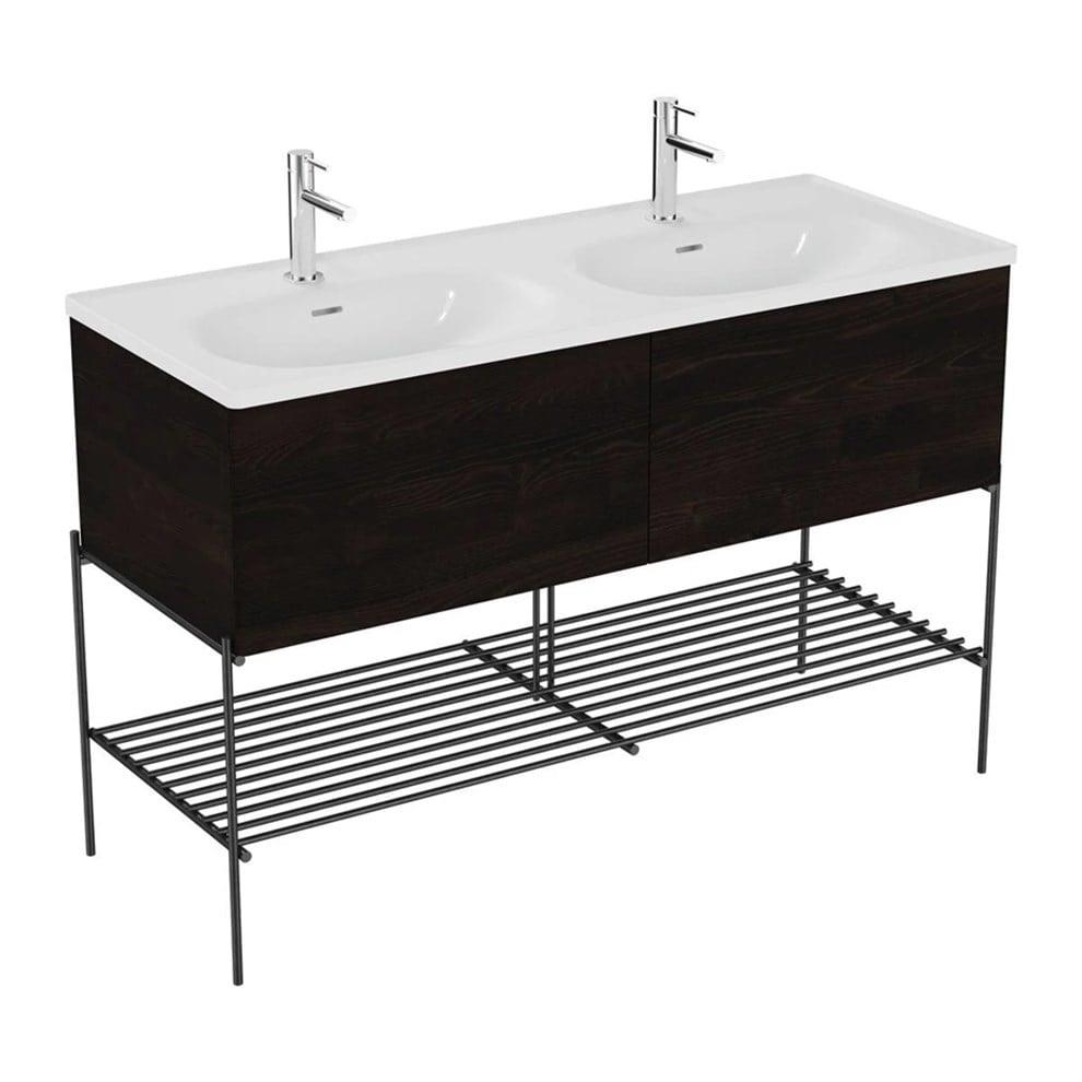 Vitra Equal Lavabo Dolabı, 130 Cm, 2 Çekmeceli, Metal Ayaklı,  Karaağaç - 66527