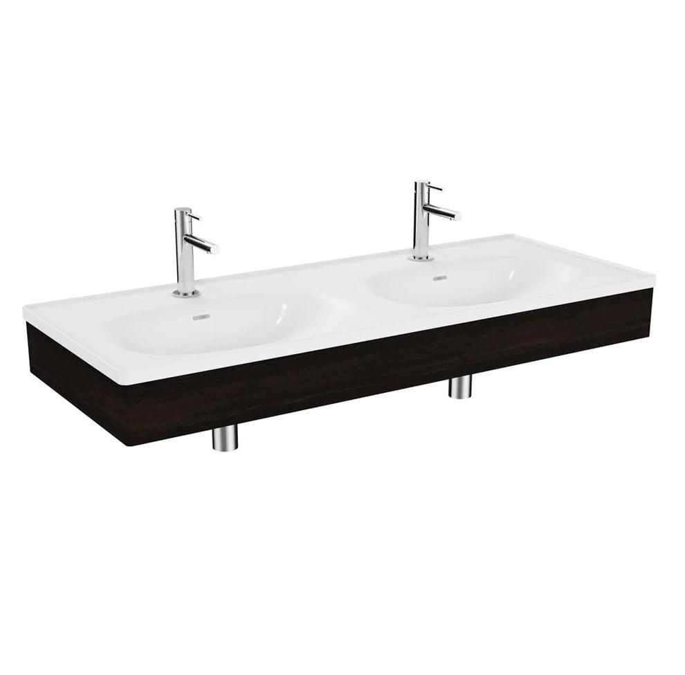 Vitra Equal Lavabo Ünitesi, 130 Cm, Çift Hazneli Lavabolu, Karaağaç - 64095