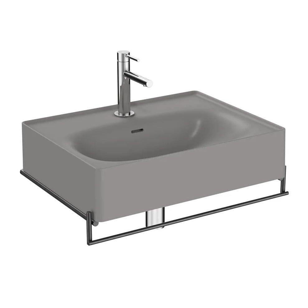 Vitra Equal Lavabo Ünitesi, 60 Cm, Gri Lavabolu & Havluluklu - 66052