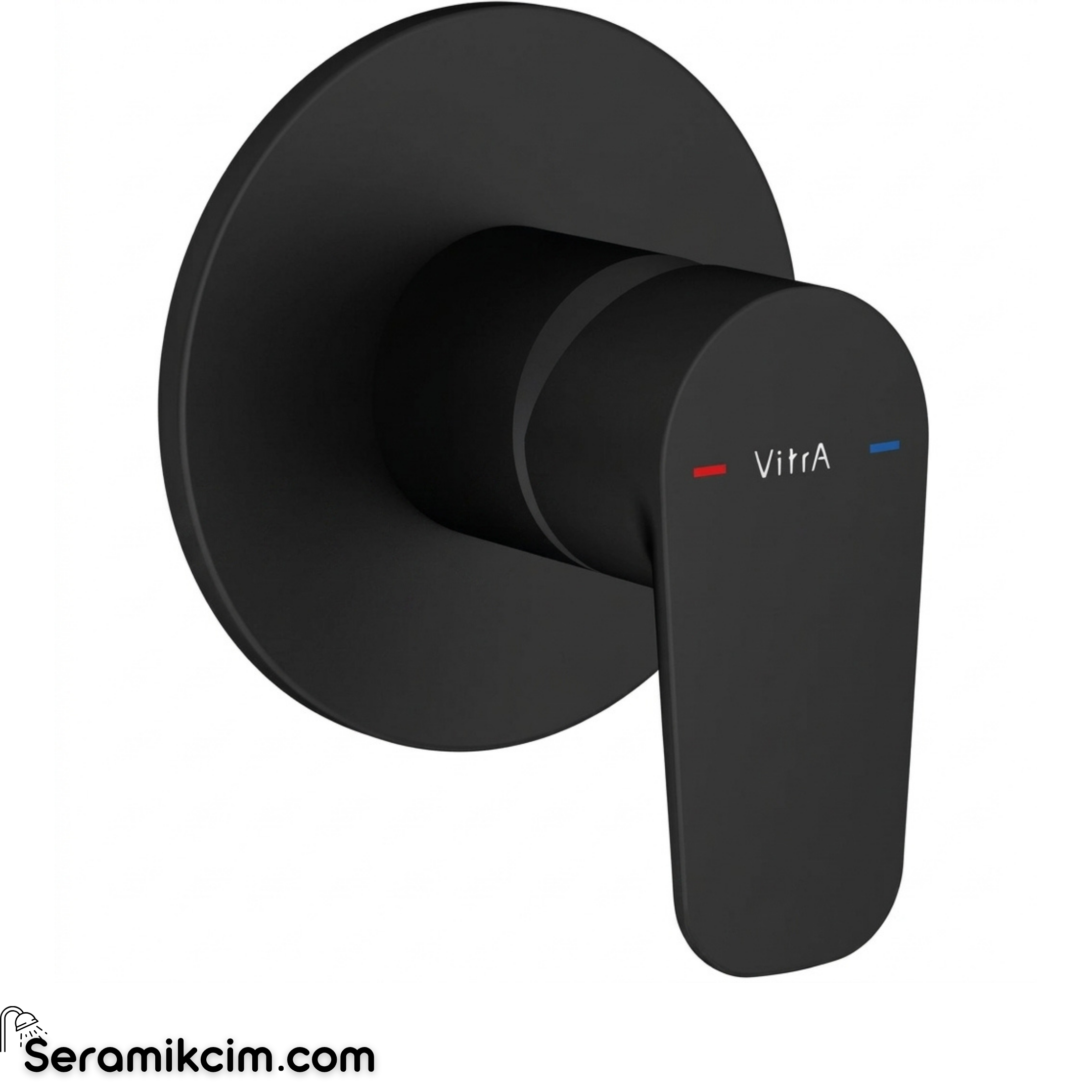 Vitra Flow Soft Ankastre Duş Bataryası (Sıva Üstü Grubu) Mat Siyah A4328836
