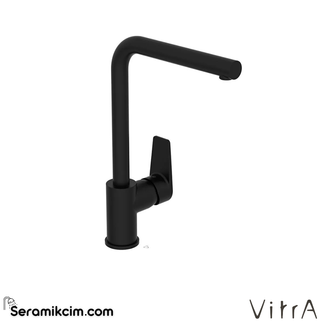 VitrA Flow Square Eviye Bataryası Mat Siyah A4339636 - A4339636