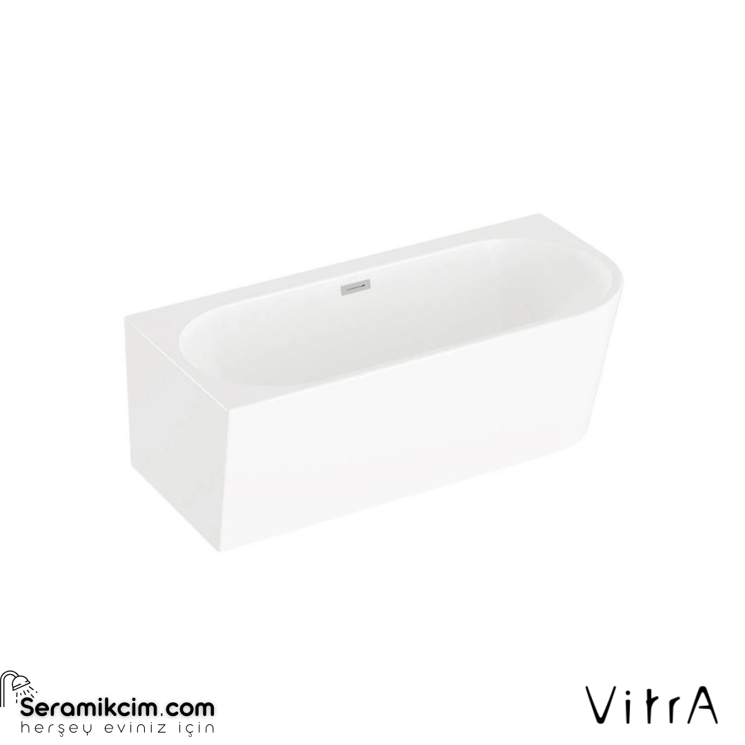 VitrA Geo 165X75 Sol Köşe Küvet + Ayak Seti + Kare Sifon