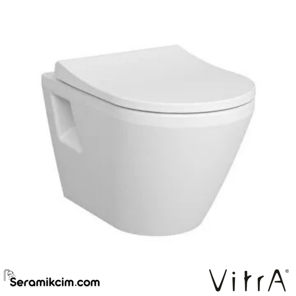 VitrA Integra Asma Klozet Rim-ex, 54 cm Taharet Borulu, Mat Beyaz - 7062B001-0850