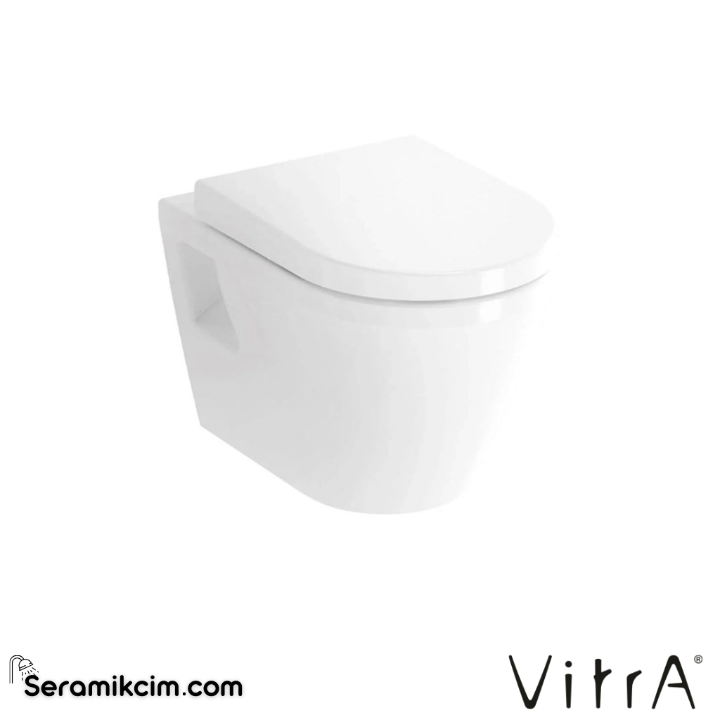 VitrA Integra Asma Klozet Sığ, 54 cm Taharet Borulu, Beyaz - 7064L003-0850