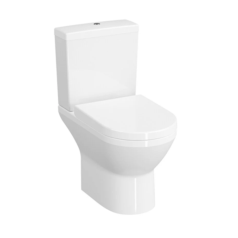 VitrA Integra Takım Klozet Rim-ex, Arkası Açık, 62 cm Taharet Borulu, Beyaz - 7044L003-0088