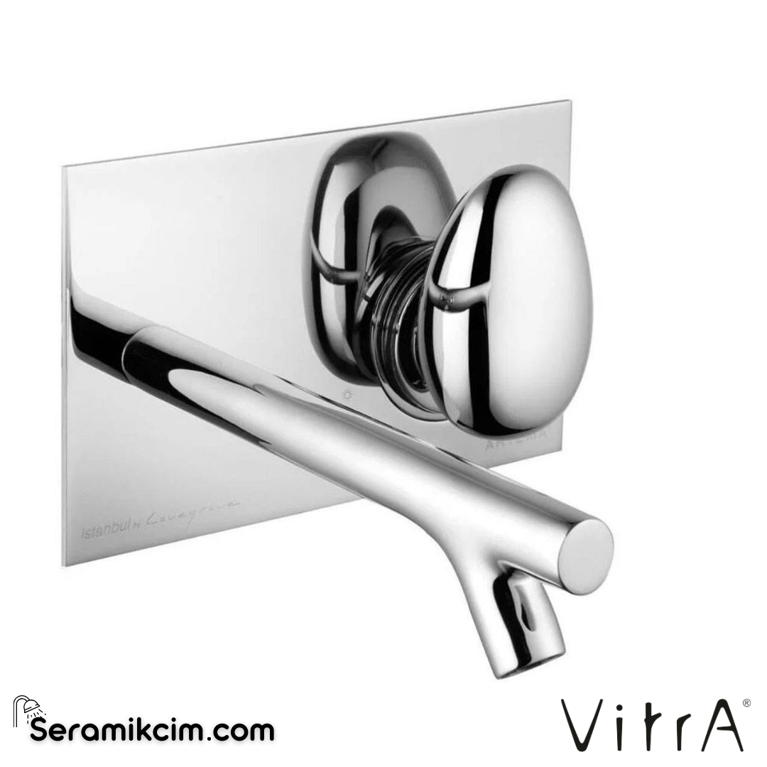 Vitra İstanbul Ankastre Lavabo Bataryası (Kısa) (Sıva Üstü Grubu) Krom A42232 - A42232
