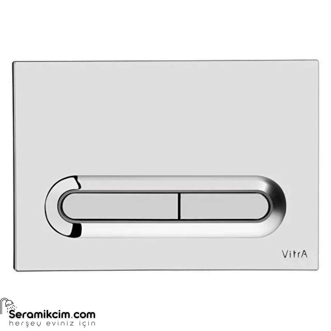 Vitra Loop T Kumanda Paneli, Parlak Krom 740-0780