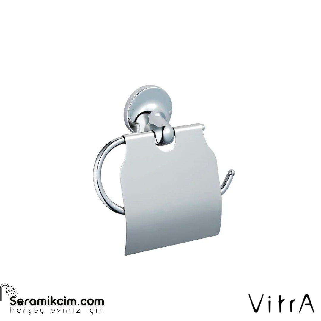 Vitra Marin Tuvalet Kağıtlığı Kapaklı Krom