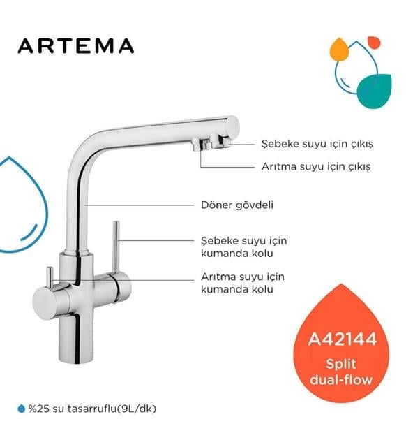 VitrA Masterline Masterline Harmony Pull-Out Eviye Bataryası  A42144 - A42144