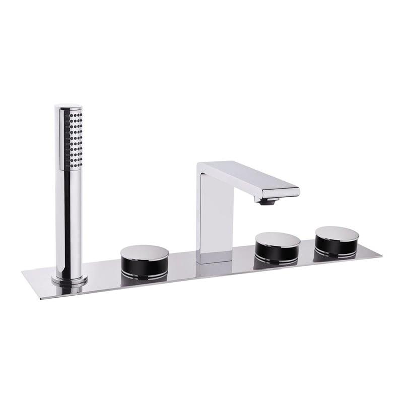 Vitra Memorıa Küvet Bataryası (5 Delikli) (Krom-Siyah) - A4231658