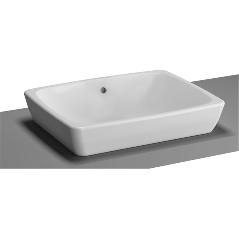 VitrA Metropole Çanak Lavabo Dikdörtgen, Kompakt, 50x40 cm Armatür Deliksiz, Su Taşma Delikli, Beyaz - 5667B003-0012