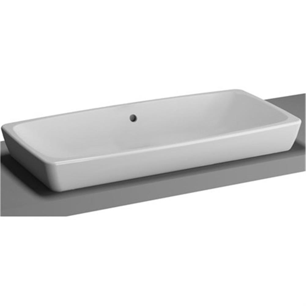 VitrA Metropole Çanak Lavabo Dikdörtgen, 80x40 cm Armatür Deliksiz, Su Taşma Delikli, Beyaz - 5669B003-0012