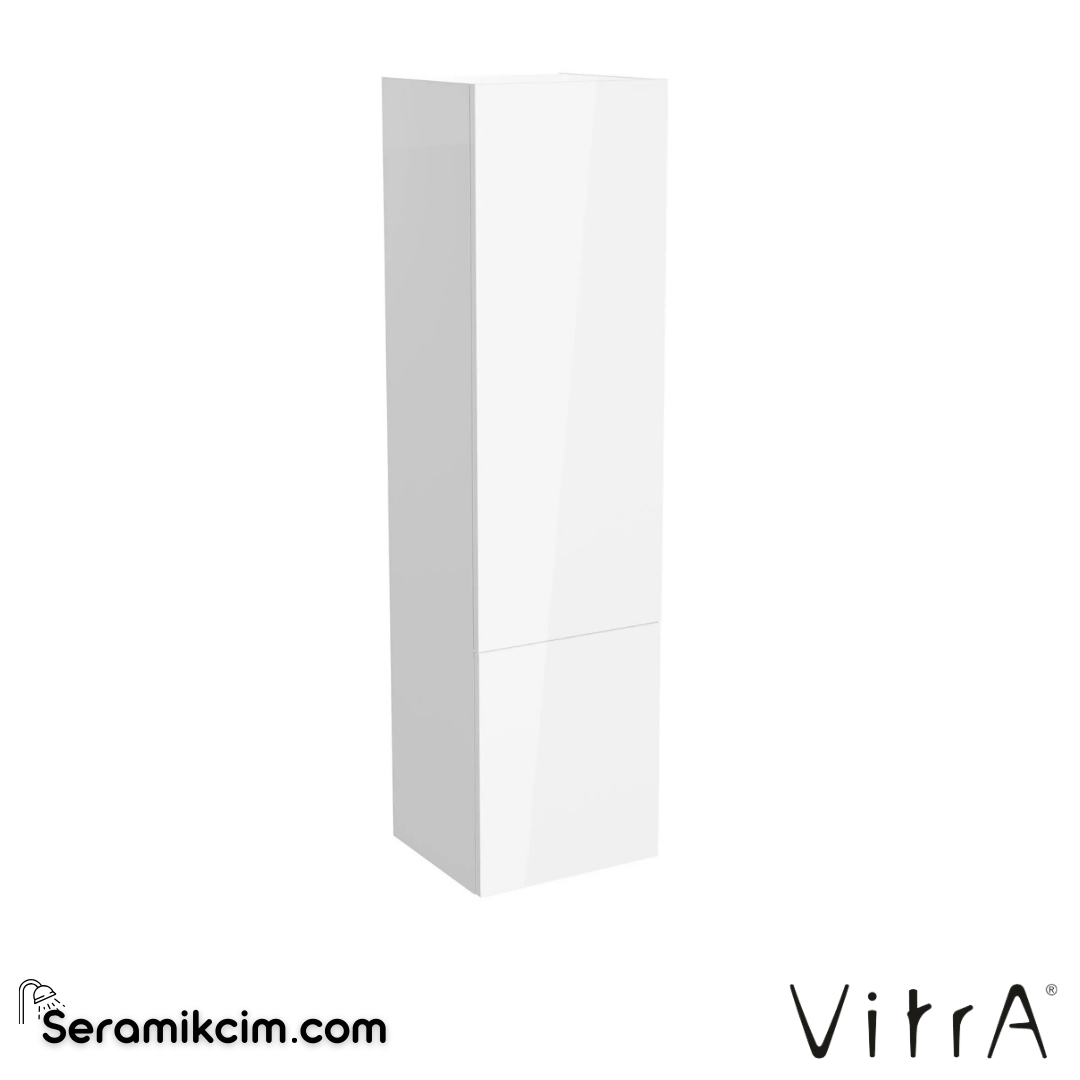 VitrA Metropole Pure Boy Dolabı 40 cm parlak beyaz, sağ 67344 - 67344