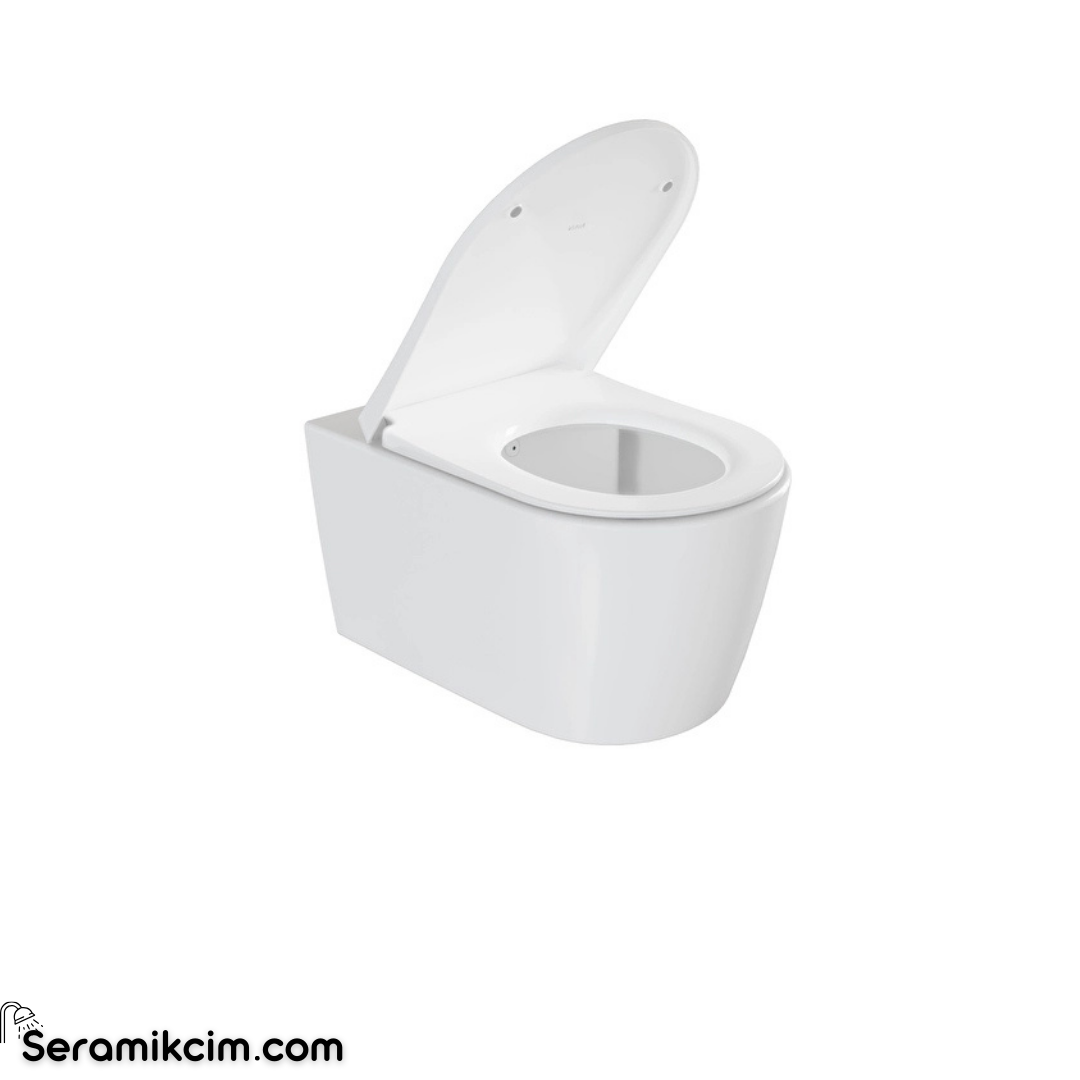 Vitra Metropole Round Asma Klozet Quantumflush Gizli Montajlı 56 Cm Taharet Borulu Clean Beyaz 7910B403-0090
