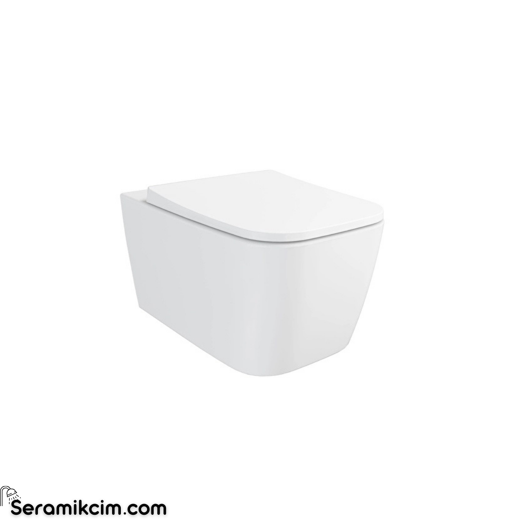 Vitra Metropole Square Asma Klozet Quantumflush Gizli Montajlı 56 Cm Taharet Borulu Clean Mat Beyaz 7906B401-0090