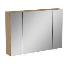 VitrA Mia Asimetrik Dolaplı Ayna 100 cm altın meşe 67753 - 67753