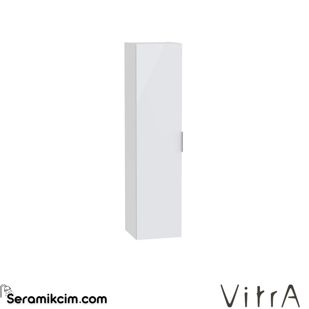 VitrA Mia Plus Square Boy Dolabı 35 cm bir kapaklı parlak beyaz 69781