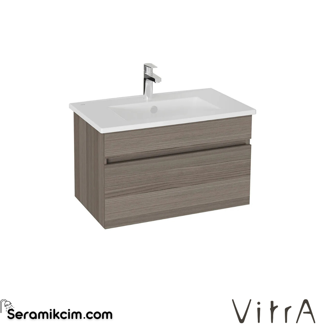VitrA Mia Plus Square Lavabo Dolabı 80 cm bir çekmeceli cordoba 69798