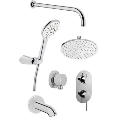 VitrA Minimax S Minimax S ankastre duş seti (Rain L, Snow 3F) A49273 - A49273