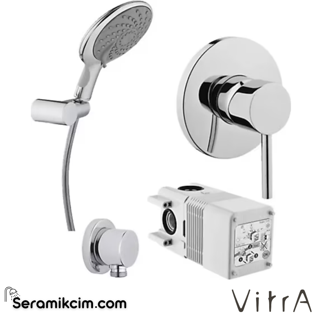 VitrA Minimax S Minimax S ankastre duş seti (Cozy 5F) A49272 - A49272
