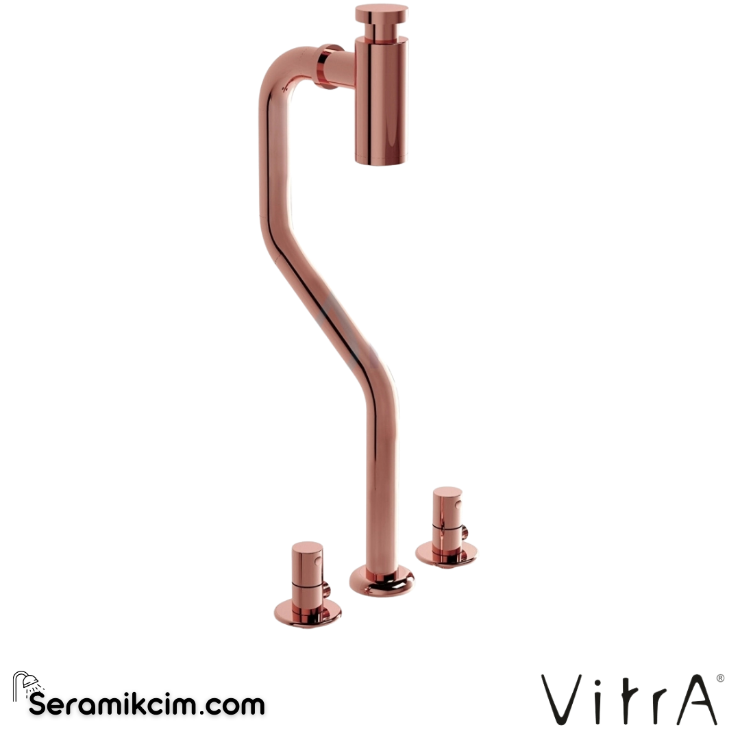 Vitra  Monoblok Sifon Seti, Soft Bakır A4515729 - A4515729