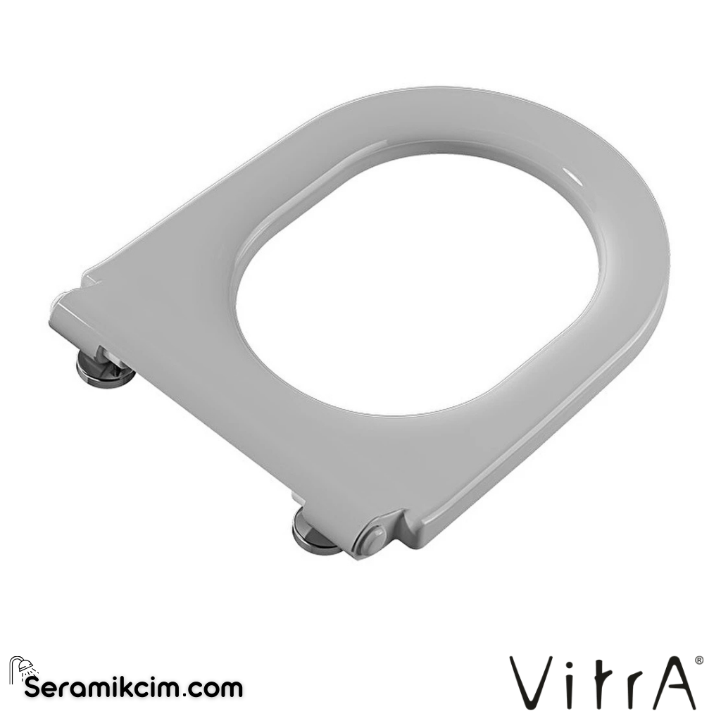 VitrA Nest Klozet Kapağı Duroplast, Üstten Sıkmalı Yavaş Kapanır, Metal Menteşeli, Beyaz 89-003-509 - 89-003-509