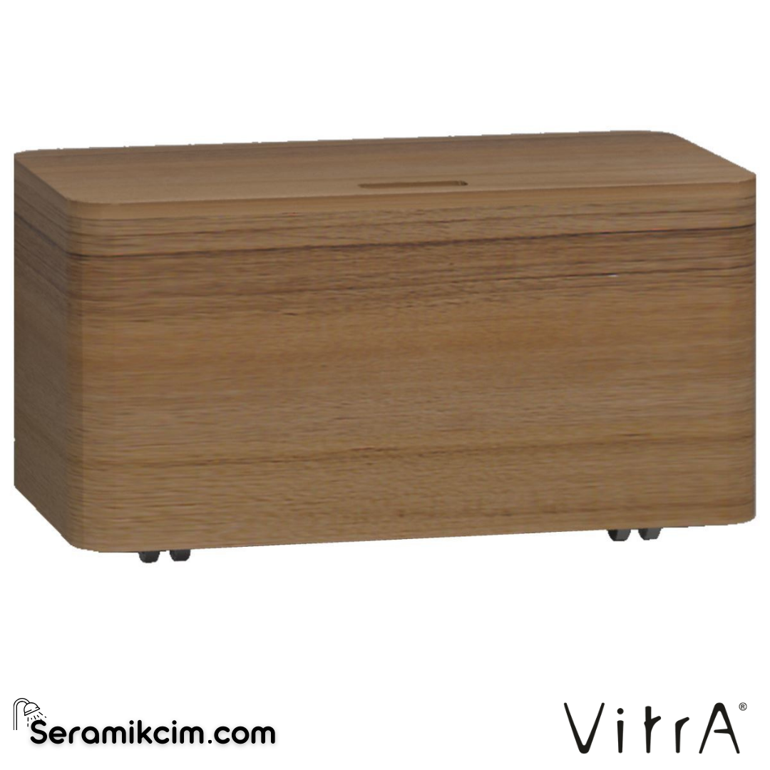 VitrA Nest Trendy Alt Ünite 80 cm, tekerlekli hareli doğal ahşap 56181 - 56181