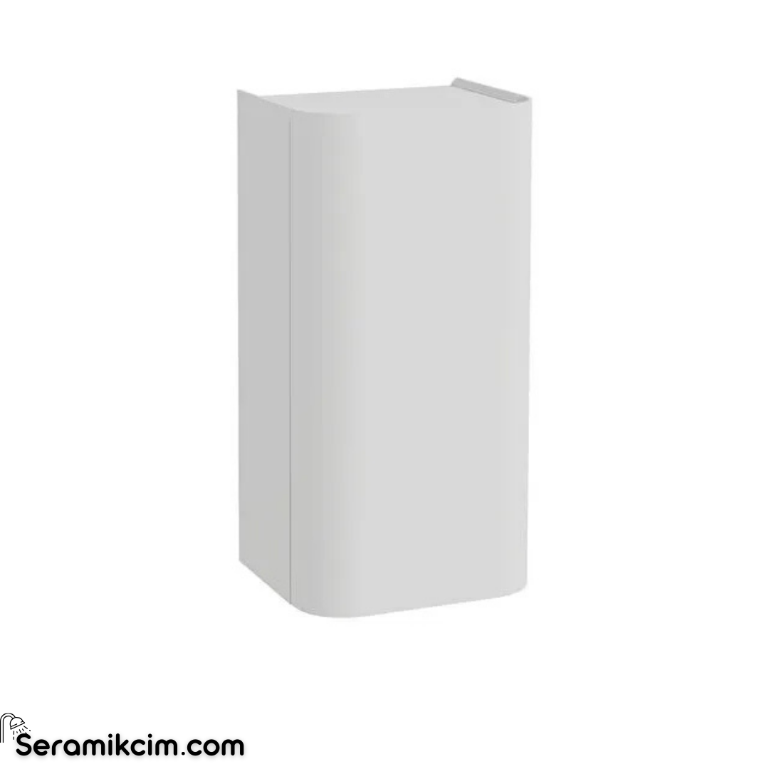 Vitra New Gala Yan Ünite 45 Cm Bir Kapaklı Mat Soft Beyaz Sağ 80410