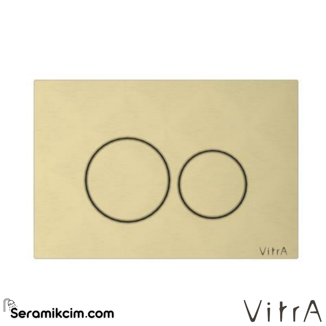 VitrA Origin ABS Kumanda Paneli Fırçalı Altın 740-2425 - 740-2425
