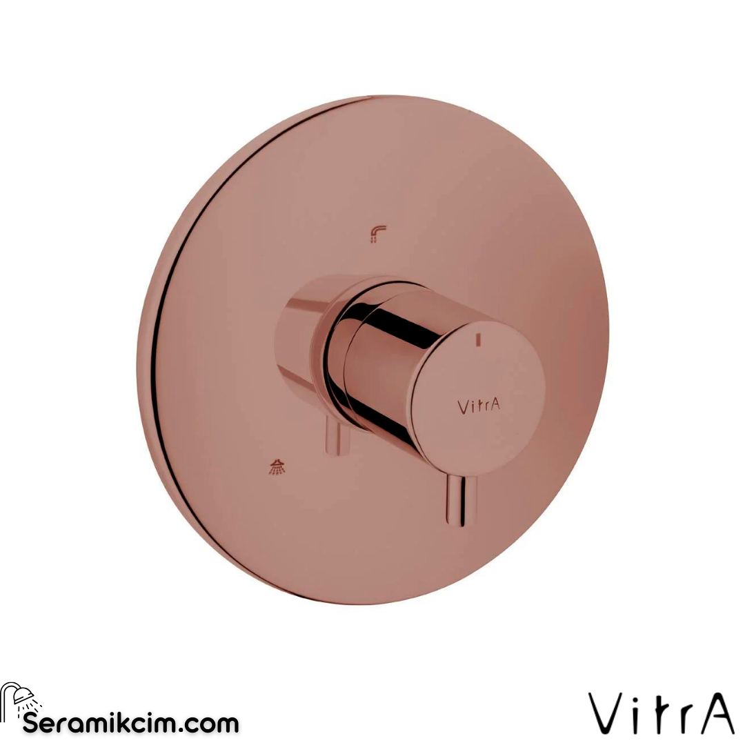 Vitra Origin Ankastre 3 Yollu Yönlendirici (V-Box Sıva Üstü Grubu), Bakır