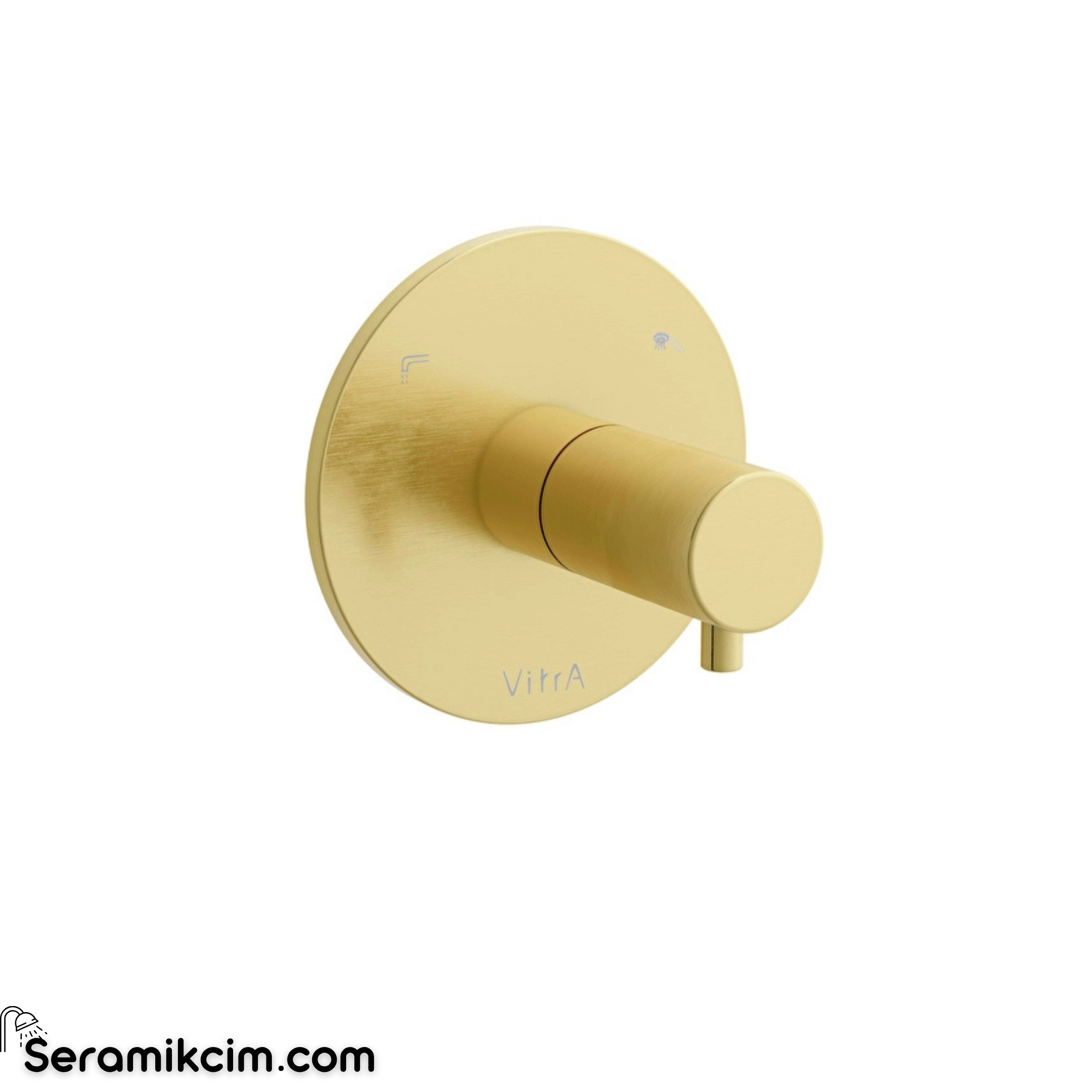 Vitra Origin Ankastre 3 Yollu Yönlendirici Fırçalı Altın A4285925