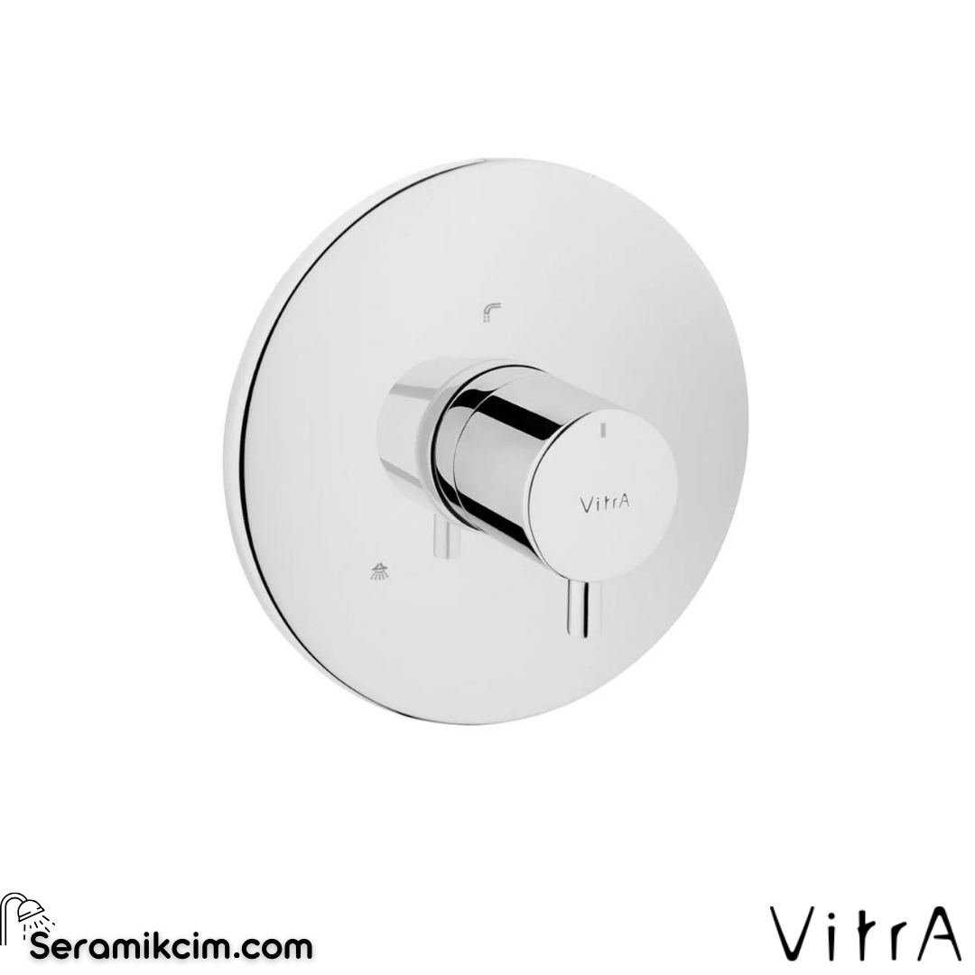 Vitra Origin Ankastre 3 Yollu Yönlendirici (V-Box Sıva Üstü Grubu), Krom