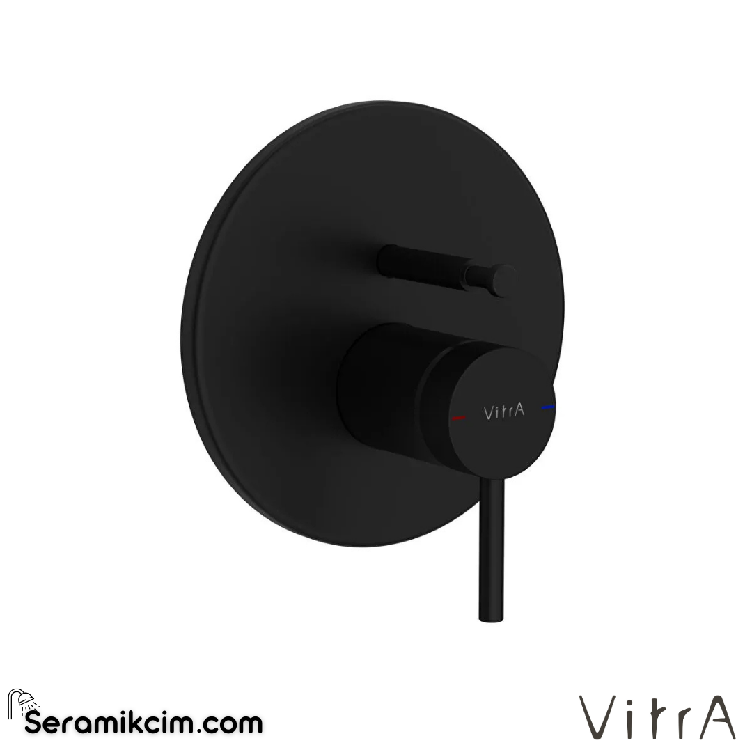 VitrA Origin Ankastre Mekanik Banyo Bataryası (V-Box, sıva üstü grubu) Mat Siyah A4282236 - A4282236